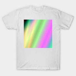 BLUE GREEN PINK YELLOW ABSTRACT TEXTURE T-Shirt